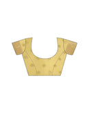 Light Yellow Linen Woven Saree