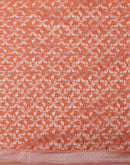 Light Orange Chanderi Woven Saree