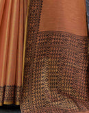 Brown Silk Woven Saree