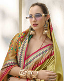 Green Tissue Silk Woven Paithani Saree