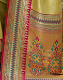 Green Tissue Silk Woven Paithani Saree