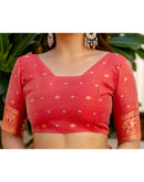 Off White Silk Woven Banarasi Saree