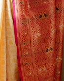 Off White Silk Woven Patola Saree