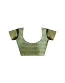 Pista Green Silk Woven Patola Saree