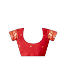 Red Silk Woven Banarasi Saree