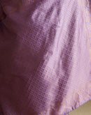 Dark Lavender Silk Woven Banarasi Saree
