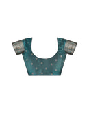 Sea Green Silk Woven Banarasi Saree