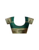 Dark Green Silk Woven Banarasi Saree