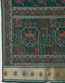Rama Green Silk Woven Saree