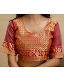 Off White Silk Woven Banarasi Saree