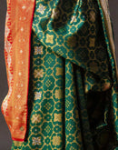 Green Silk Woven Saree