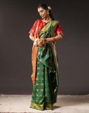Green Silk Woven Saree