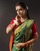 Green Silk Woven Saree