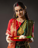 Green Silk Woven Saree