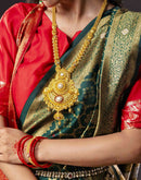 Green Silk Woven Saree