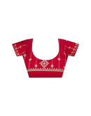 Yellow Silk Printed Bandhani Saree