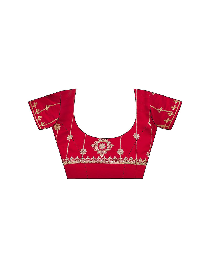 Yellow Silk Printed Bandhani Saree