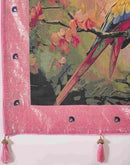 Pink Chanderi Woven Banarasi Saree