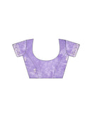 Lavender Net Sequence Embroidery Saree