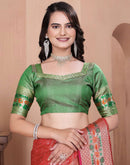 Red Silk Woven Patola Saree