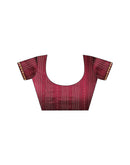 Maroon Georgette Printed Bandhani Saree
