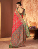 Red Silk Woven Patola Saree