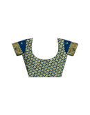 Blue Silk Woven Saree