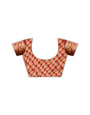 Red Silk Woven Saree