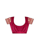 Pink Chinnon Sequence Lace Saree