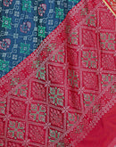 Navy Blue Silk Woven Patola Saree