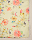 Light Cream Georgette Floral Printed Saree