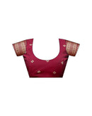 Yellow Silk Woven Saree