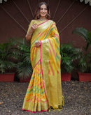 Multicoloured Silk Woven Saree
