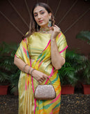 Multicoloured Silk Woven Saree