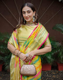Multicoloured Silk Woven Saree