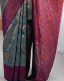 Green Silk Woven Banarasi Saree
