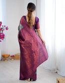 Green Silk Woven Banarasi Saree