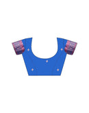 Blue Silk Woven Saree