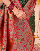 Green Silk Woven Saree