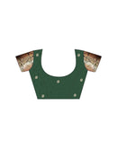 Green Silk Woven Saree