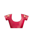 Pink Silk Woven Paithani Saree