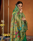 Green Silk Woven Paithani Saree