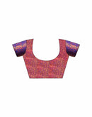 Purple Silk Woven Banarasi Saree