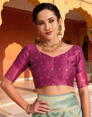Green Silk Woven Banarasi Saree