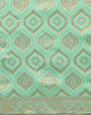 Green Silk Woven Banarasi Saree