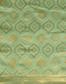 Bottle Green Silk Woven Banarasi Saree