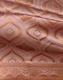 Mauve Silk Woven Banarasi Saree
