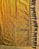 Yellow Silk Printed Saree