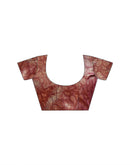 Red Silk Printed Saree