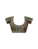 Maroon Silk Woven Baluchari Saree